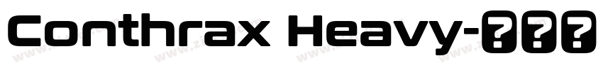 Conthrax Heavy字体转换
